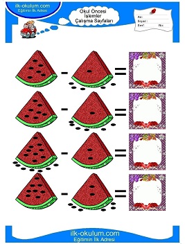 Çocuklar İçin toplam işlemi yaprak testleri 